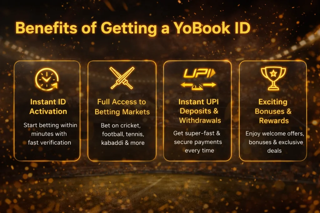 Benefits of YoBook ID including fast deposits and secure betting