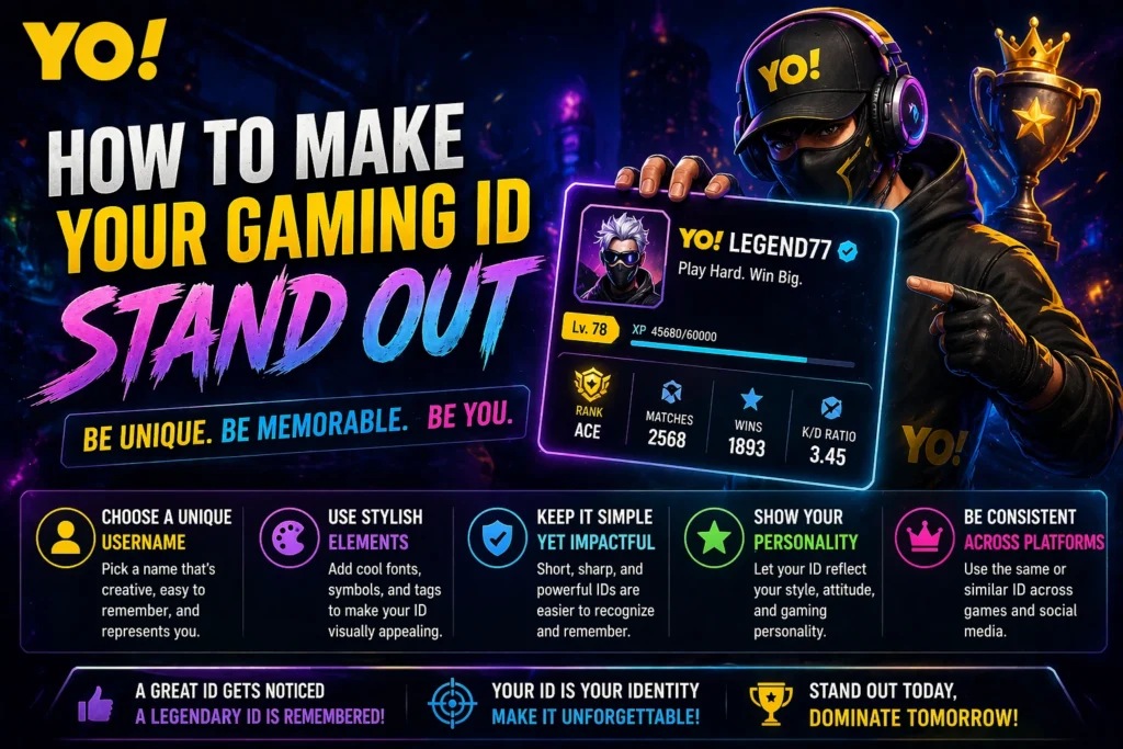 How to make your gaming ID stand out with unique username, branding, and gaming profile customization