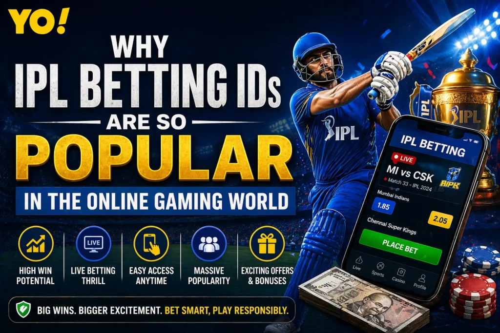 Why IPL Betting IDs are popular showing cricket betting excitement, live betting, and online gaming trends