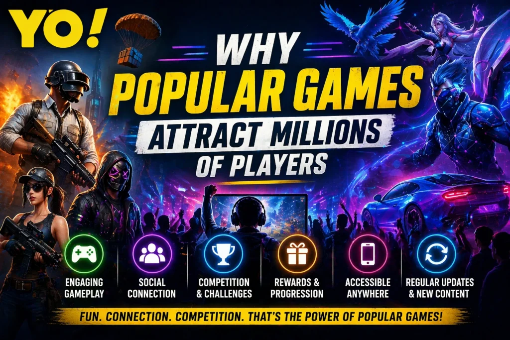 Why popular games attract millions of players in the online gaming world with engaging gameplay and social features