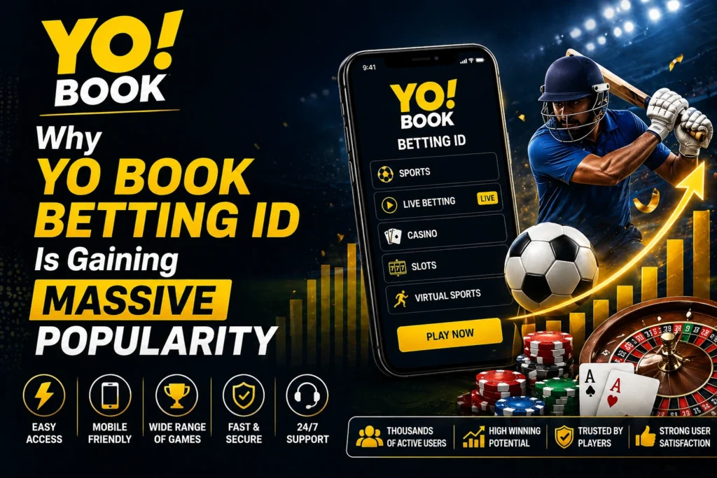 Why YO BOOK Betting ID is gaining massive popularity in online gaming with sports and casino elements